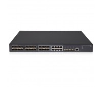 Коммутатор HP 5130-24G-SFP-4SFP+ EI Switch (16x100/1000 SFP + 8x100/1000 SFP or RJ-45 + 4x1/10G SFP+, Managed static L3, Stacking, IRF, 2 p/s slots, no p/s incl, 19') (JG933A)